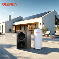 Pompe à chaleur air-eau R290 haute efficacité écologique 18,5 kW pour chauffage/refroidissement, système d'eau chaude, réservoir tampon, unité de ventilation, extérieur