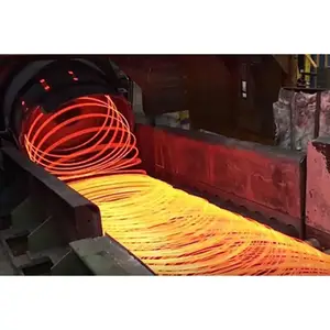 Mini scrap metal steel iron aluminum rod wire bar production line hot rolling mill machine for sale