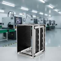 Chariot de rangement antistatique ESD en acier réglable pour magazines et cartes PCB, capacité 30 kg, pour usine et bureau
