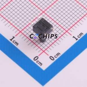 GT-TC074E-H080-L1 Tactile Switch SMD-4P,4.5x4.5mm Switch Single Pole Single Throw Round Button 1.3N Vertical Mount - Product Image 2