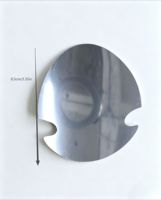 Disque verseur de vin réutilisable écologique en feuille d'aluminium PET argentée pour cadeaux de mariage et événements