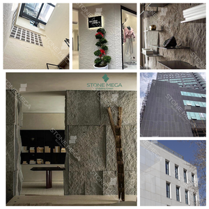 Mcm sinh thái linh hoạt rockface <span class=keywords><strong>Granite</strong></span> đá Tường Gạch trang trí đá Veneer đất sét Ốp mềm linh hoạt đá tường Bảng điều khiển cho biệt thự - Product Image 2