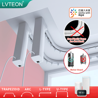 Lvtron Offres Spéciales Rail de rideau Horizontal incurvé de plafond d'hôpital de haute qualité Rail de rideau motorisé