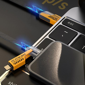 <span class=keywords><strong>สาย</strong></span><span class=keywords><strong>ชาร์จ</strong></span>เร็ว4 IN1 65W C TO C มาตรฐานสังกะสีอัลลอย ABS PVC 1เมตร<span class=keywords><strong>สาย</strong></span><span class=keywords><strong>ชาร์จ</strong></span>ไมโคร USB สำหรับ iPhone - Product Image 5