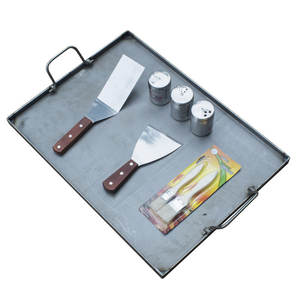 กระทะเทปปันยากิรูปผีเสื้อ หนา 3.5 มม. รูปทรงสี่เหลี่ยมผืนผ้า พกพาสะดวก ทนทาน ล้างมือเท่านั้น กระทะย่างและกระทะปิ้ง - Product Image 2