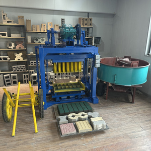 Sản xuất chuyên nghiệp của gạch cố định nhỏ làm cho máy dây chuyền sản xuất tro bay xi măng rỗng khối tạo thành máy - Product Image 5