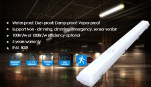 Top-Rated Alpha PC <span class=keywords><strong>IP65</strong></span> ik09 đã được phê duyệt 2ft 4ft 5ft có thể liên kết lịch thi đấu 20W/30W/40W/50W/60W hơi chặt chẽ Three-<span class=keywords><strong>proof</strong></span> đèn - Product Image 3