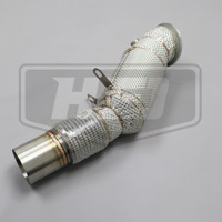 Tuyau d'échappement isolé en acier inoxydable professionnel de haute qualité pour X1 X3 X4 X5 B48 2.0T Haute performance à flux élevé