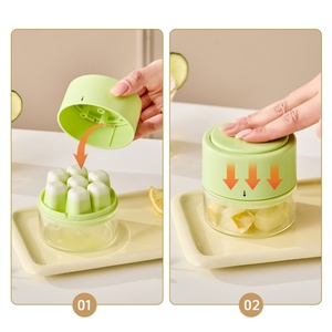 Mini Molde de Hielo con Tapa para Refrigerador, Bandeja de Hielo de Plástico para Uso Doméstico, Molde de Cubitos Pequeños, Apto para Alimentos, Sostenible y Ecológico - Product Image 5