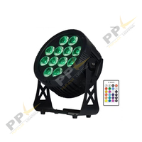 IP66 sans fil 12 pièces 18W RGBWAUV 6in1 LED batterie Par lumière à distance Wifi contrôle scène mariage éclairage