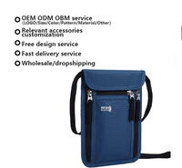 Portefeuille de carte personnalisé, sacs de certificat Portefeuille Femme Homme passeport Pack careras Hombre Porte Monnaie Oxford sac de documents