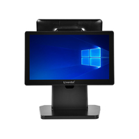 15,6-дюймовый смарт-планшет POS с Wi-Fi, двумя сенсорными экранами, Windows/Android, Intel Core i3/i5/i7, 4 ГБ/8 ГБ ОЗУ, 64 ГБ/128 ГБ/256 ГБ