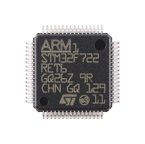 Microcontrolador STM32F722RET6 de 32 bits para ARM <span class=keywords><strong>Cortex</strong></span> M7 RISC, 512 KB de memoria Flash, 3.3 V, 64 pines, LQFP, bandeja, procesador FPGA - Product Image 1