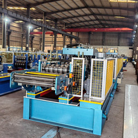 Machine de profilage de poutres en C en acier rapide Zhongyuan, commande PLC Mitsubishi, moteur 5,5 kW*4, pour profilés de 2,0 à 3,0 mm