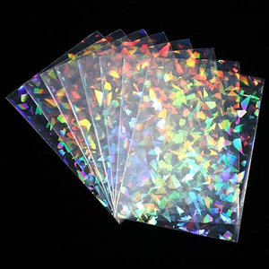 Protège-cartes laser holographiques en PP, épaisseur 200 microns, design moderne pour la protection des cartes de crédit - Product Image 1