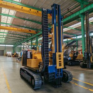 Mesin Bor Pembangkit Listrik Tenaga Surya Fotovoltaik Tz536, Mesin Pemasang Tiang Surya Fotovoltaik Crawler Kecil - Product Image 4