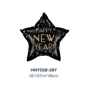 ลูกโป่งฟอยล์รูปดาวและรูปปีใหม่ที่มีความสุขหลากหลายสไตล์ขายส่งจำนวนมากสำหรับตกแต่งงานเลี้ยงปีใหม่อุปกรณ์สำหรับเทศกาลวันหยุด - Product Image 6