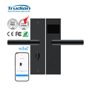 智能酒店Rfid钥匙卡门安全锁在线管理门禁系统价格木门智能手柄锁 - Product Image 3