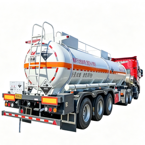 Semi-remorque citerne de 20 pieds pour produits chimiques corrosifs, utilisée pour le transport de carburant, de diesel et de liquides chimiques - Product Image 1