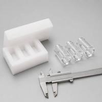 Tube en quartz transparent à paroi épaisse, pureté élevée 99,99 %, épaisseur de paroi personnalisée, double tube, sans ozone, poli, pour chauffage semi-conducteur