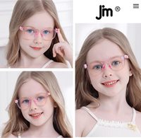 Nouvelles lunettes anti-lumière bleue TR90 ovales à monture intégrale pour enfants, design flexible et léger, pour les âges de 3 à 10 ans