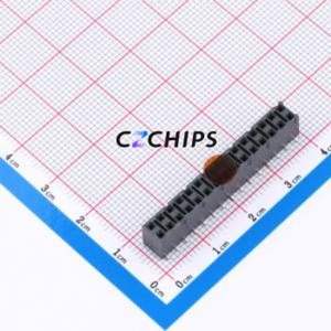SSM-115-L-DV-K-TR Pin Socket SMD,P=2.54mm Connector 2.54mm 2.54mm Square Hole Vertical Mount - Product Image 1