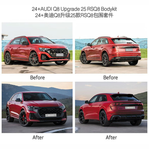 Kits d'amélioration esthétique extérieure, pièces automobiles, ensemble de pare-chocs avant et arrière pour <span class=keywords><strong>Audi</strong></span> Q8, mise à niveau vers <span class=keywords><strong>RSQ8</strong></span> 2024 - Product Image 2