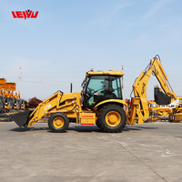 Venta al por mayor de la nueva retroexcavadora cargadora LEIYU (cargadora de ruedas) con capacidad de carga de 2500 kg, potencia de 85 kW, capacidad de la cucharón de 1 m y alto momento de carga.