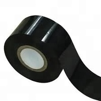 Ruban de transfert thermique en résine noire, ruban d'estampage à chaud Compatible pour Machine d'emballage d'étiquetage