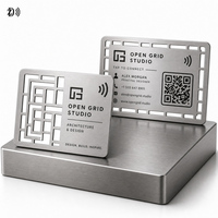 Carte Métallique RFID Personnalisée de Haute Qualité, Carte Intelligente NFC avec Impression de Logo pour Hôtel et Complexe Hôtelier Cinq Étoiles
