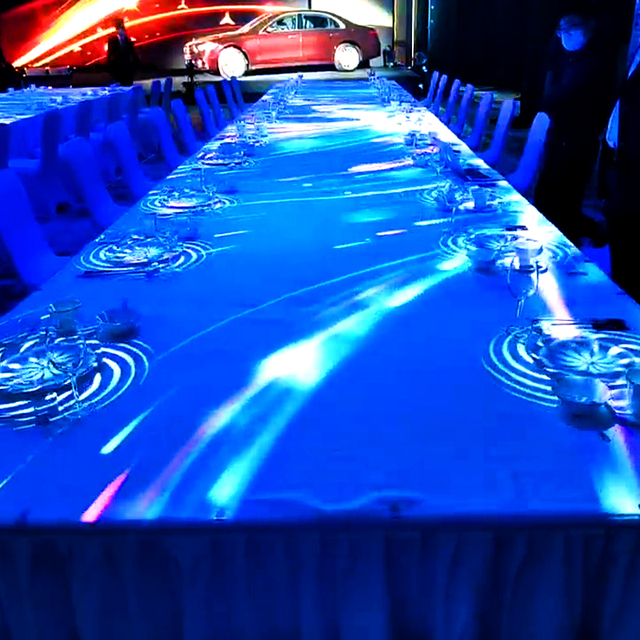 Holographic 3D Immersive Restaurant Room Augmented Reality Experience Wall Interactive Projection System