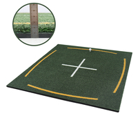 JTN Tapis de golf de practise de haute qualité/Tapis de pratique de golf/Tapis de frappe de golf Tapis de practise 3D Simulateur de golf