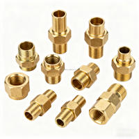 Adaptadores de tubería neumática hidráulica de latón industrial Juntas de acero inoxidable mecanizadas CNC para brochado de EDM de alambre de conversión