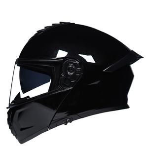 Casco ABS Personalizado con Doble Visera para Motocicleta Eléctrica, Diseño de Ala Trasera, para Hombre y <span class=keywords><strong>Mujer</strong></span>, Verano, Cuatro Estaciones, Venta al Por Mayor - Product Image 3