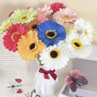 Gerbera Fleurs artificielles Décoration en gros Salon Fleurs décoratives Fleurs en soie Gerbera Bouquet Handheld Photo Props