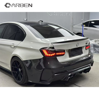 Pare-chocs arrière modifié et amélioré en fibre de carbone de style 3D pour BMW Série 3 F30 F31 M3 M4 F80 F81 F82 Kits de carrosserie État neuf