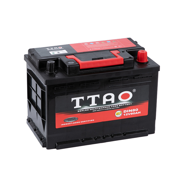 Hot Sale Product Auto Battery DIN80 Din 60 66 75 12V 80AH Lead Acid Battery Starting Car Best Battery