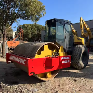 Compacteur vibrant Dynapac CA301D CA25, machine de construction populaire, moteur diesel fabriqué en Suède, rouleau compresseur routier - Product Image 6