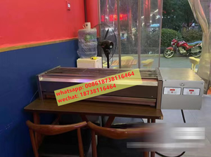 Parrilla de calefacción de tubo de onda óptica comercial, Parrilla de barbacoa eléctrica de acero inoxidable, pinchos, máquina de parrilla de <span class=keywords><strong>kebab</strong></span> - Product Image 3