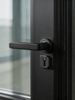 Fenêtres à battants en aluminium à rupture de pont thermique de haute qualité, homologuées CE, avec verre triple vitrage Low-E à facteur U 0.2 et moustiquaire.