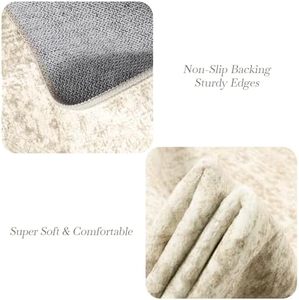 <span class=keywords><strong>Tappeto</strong></span> Lavabile Antiscivolo a Pelo Lungo, Design Bohémien in Poliestere <span class=keywords><strong>per</strong></span> Soggiorno, Camera da Letto, Ufficio - Product Image 5