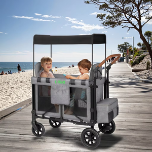 Poussette Shuangxing Wagon, votre compagnon de voyage quotidien pour les sorties à l'école maternelle et les journées au parc, assez grande pour deux - Product Image 1