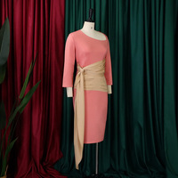 Robe de bureau formelle pour femme, printemps automne, grande taille, pour femme
