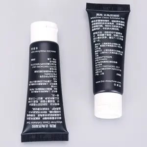 15ml 35ml 22mm Durchmesser PE Black Matte Squeeze Kunststoff Kosmetik tube für Lotion Hautpflege creme mit Flip