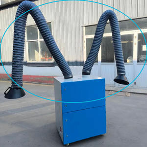 Industrielle Verwendung Hoch temperatur beständiges Schweißen Flexibler Rauch auspuff arm Rauch absaug arm mit Saug haube - Product Image 4