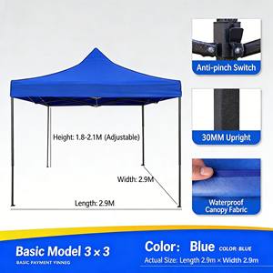 <span class=keywords><strong>Carpa</strong></span> Económica 2x2 <span class=keywords><strong>2x3</strong></span> 3x3m, Carpas para Ferias Comerciales, Gazebo Plegable con Estructura de Hierro, <span class=keywords><strong>Carpa</strong></span> Tipo Marquesina, Carpas Chinas - Product Image 4