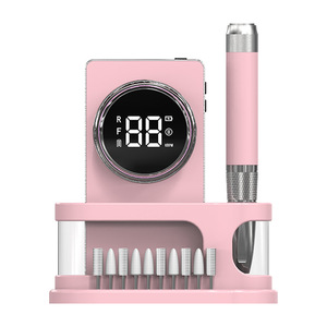 Machine à manucure professionnelle en aluminium 40000 tr/min, portable, sans balais, rechargeable, pour ongles en acrylique, gel et naturels, faible bruit - Product Image 3