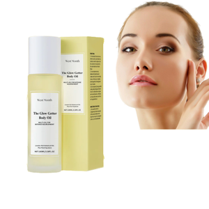 Huile corporelle hydratante raffermissante pour la peau • Lissante • Soin corporel pour massage - Product Image 1