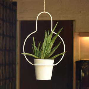Maceta pequeña de oro colgante de Metal, macetas colgantes, maceta redonda, aspecto sólido para el hogar y el balcón, jardín, macetas de hierro Vintage - Product Image 3