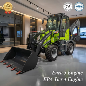 Livraison Gratuite - Tracteur Agricole Mini 4x4 Remorquable le Moins Cher avec Pelle Hydraulique pour Terrassement à Vendre - Product Image 1
